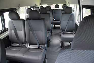 14 seater van for rent in dubai